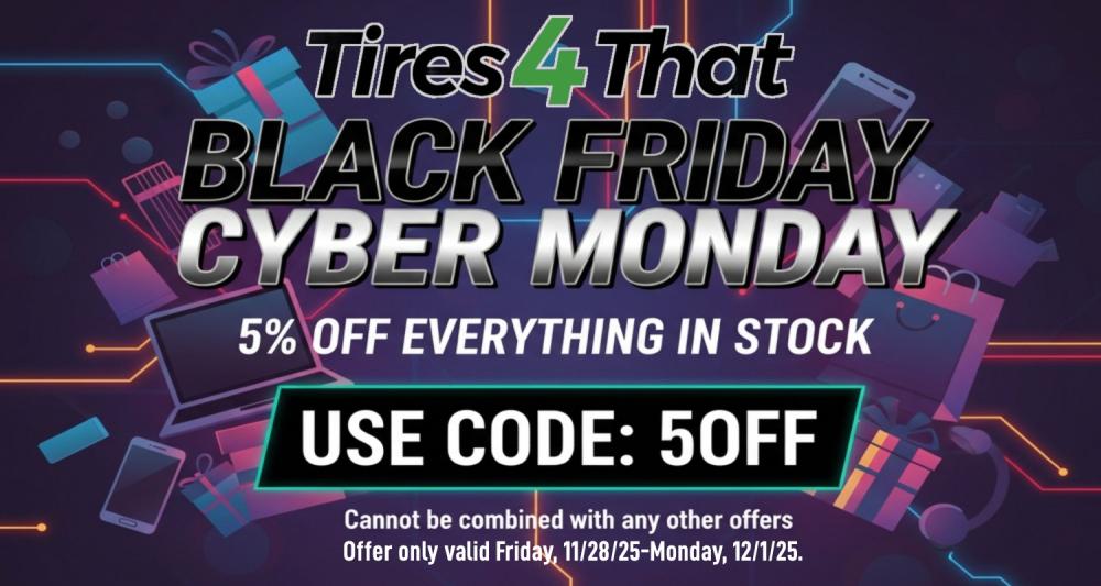 Black Friday - Cyber Monday Sale - 5% off everything in stock, use code 5OFF to get your discount