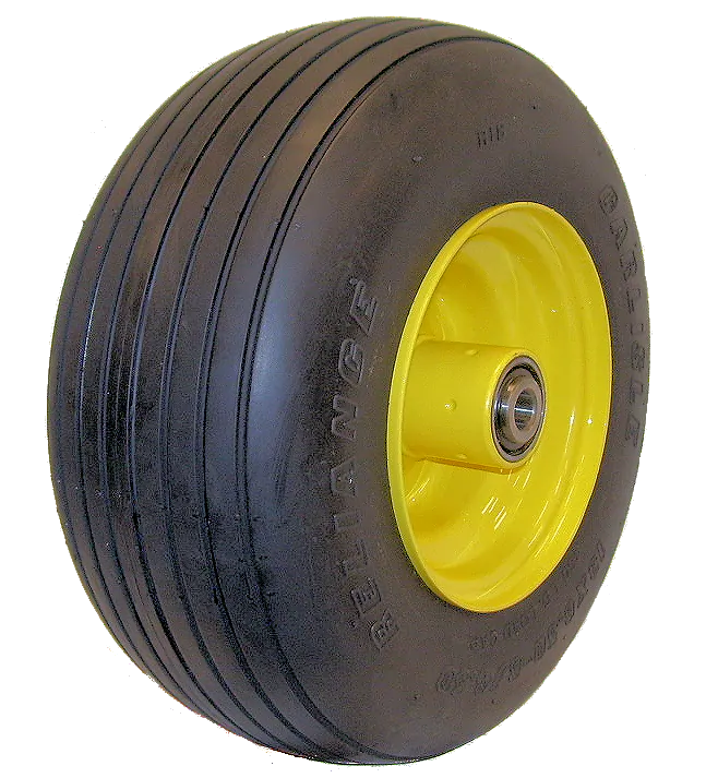 Carlisle Rib Reliance Flat Free Assembly Yellow Wheel Tire