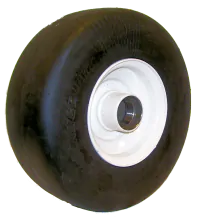Carlisle Smooth Reliance Flat Free Assem White Wheel Tire