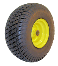 Carlisle Flat Free Solid Front/Rear 15-6.50-6 Lawn & Garden/Turf Tire 483861 